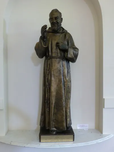 Statue of St. Padre Pio.