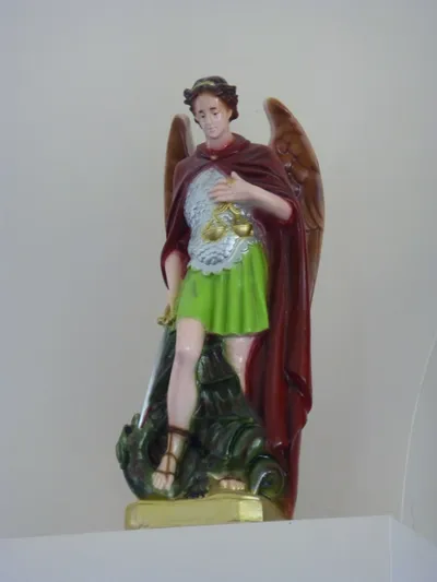 St. Michael statue.