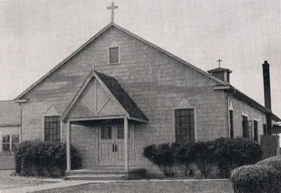 Exterior of former church, 1939. Source: Catholic Courier Golden Jubilee Edition: 1889-1939