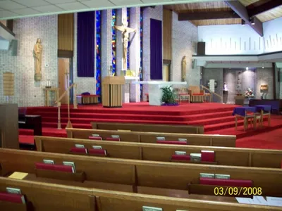 View of church, 2008. Source: Most Precious Blood Facebook group