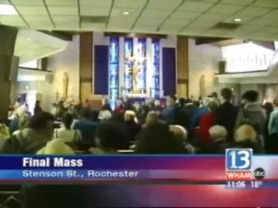 Final Mass, 2008. Source: ABC, channel 13