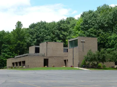 Exterior from angle.