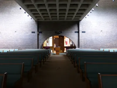 Back of the church.