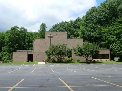 Front of the church.