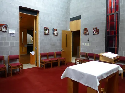 Back of the chapel.