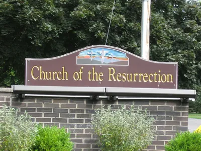 Church sign #1.