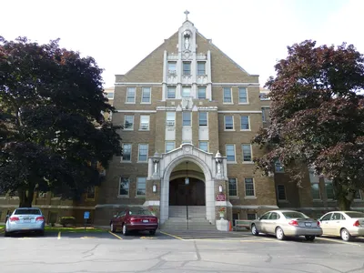 Front of the motherhouse.