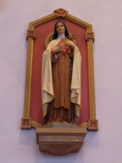 Statue of St. Theresa.