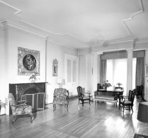 View inside the academy, 1968. Source: Rochester History - The Academy of the Sacred Heart