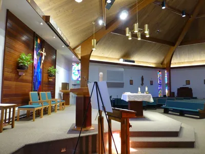 Sanctuary seen from the left.