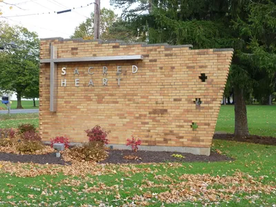 Church sign.
