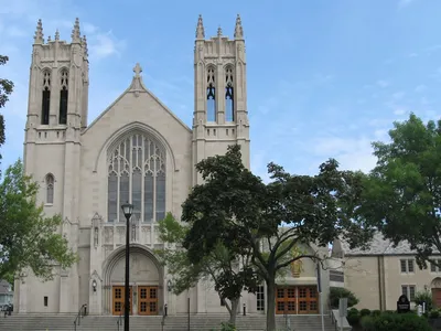 Cathedral seen from across the street.