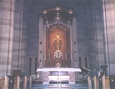 Redesigned sanctuary, post 1957.