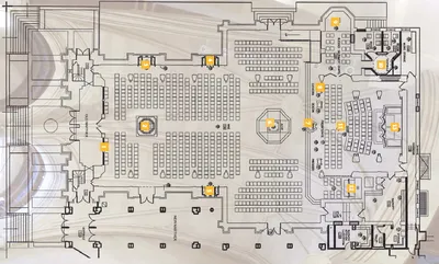 Current layout of the Cathedral. Source: Diocese of Rochester
