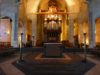 Sanctuary, straight on.