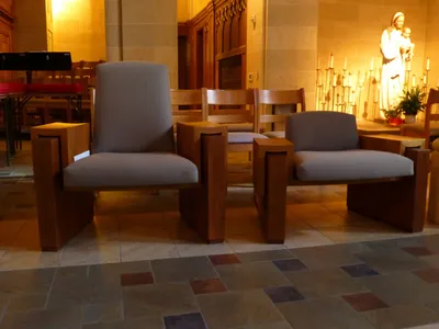 Celebrant's chair.