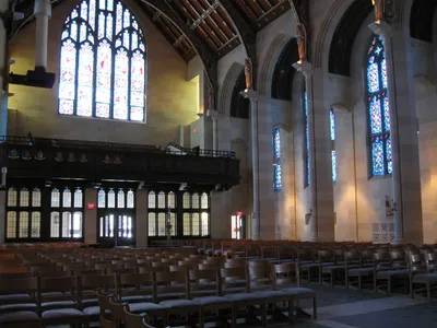 Back of the church.