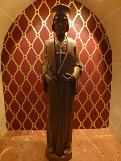 Statue of St. John Fisher.