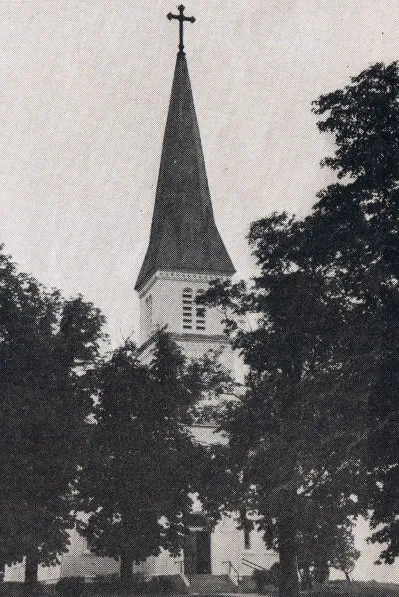Exterior of church, 1939. Source: Catholic Courier Golden Jubilee Edition: 1889-1939
