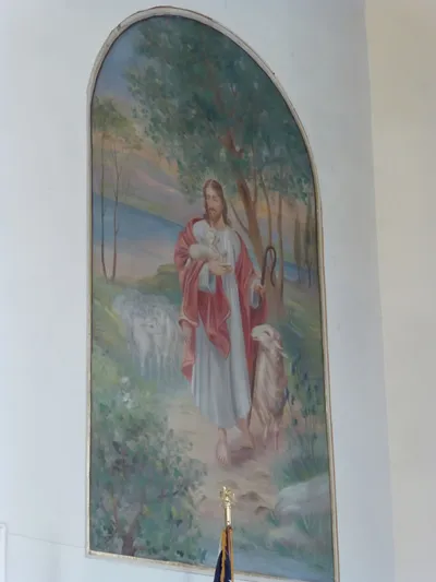 Good Shepherd painting.