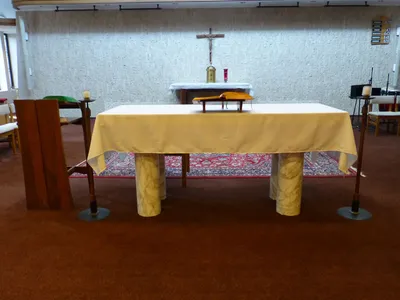 Altar and pulpit.