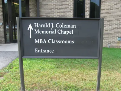 Chapel sign.