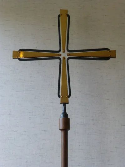 Processional cross.