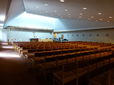 From back left corner.