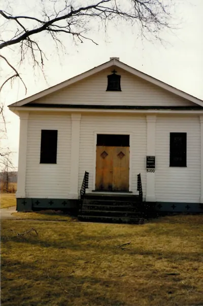 Exterior of church, 1989. Source: Diocese of Rochester Archives