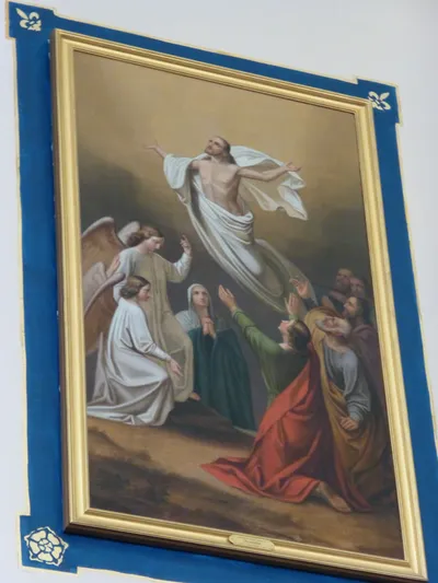 Painting of the Ascension, from old church.