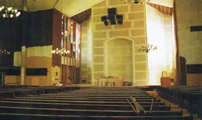Interior during the 2004 rennovation.