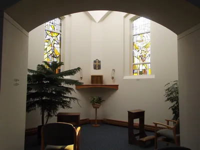 Adoration chapel.