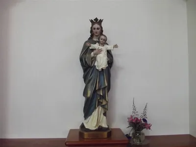 Our Lady of Victory statue.