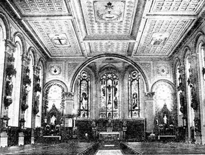 Another interior photograph of former church. Source: National Builder