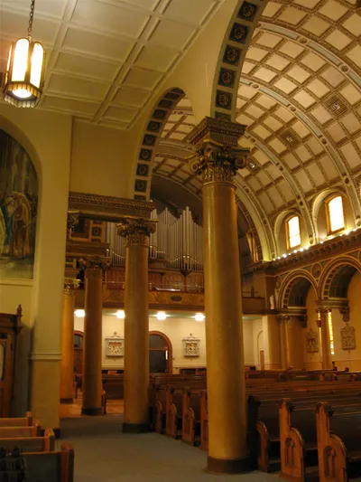 View of the back left corner.