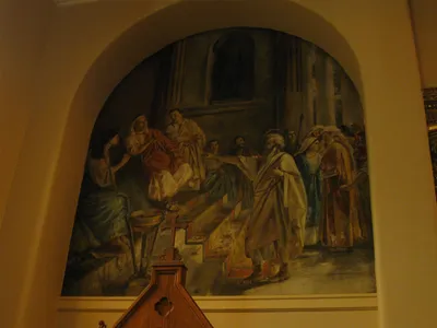 Painting on right side.