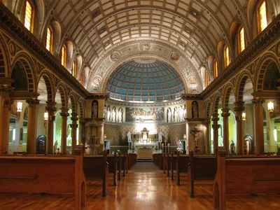 Interior of the church.