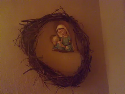 Small sculpture of Our Lady.