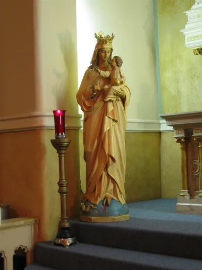 Our Lady of Victory statue.
