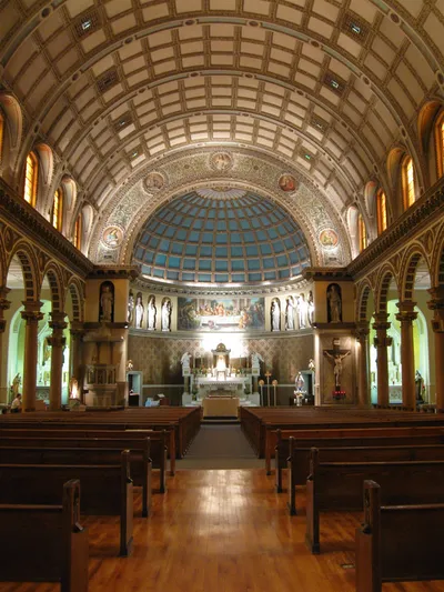Interior of the church.