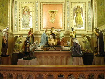 Nativity scene.