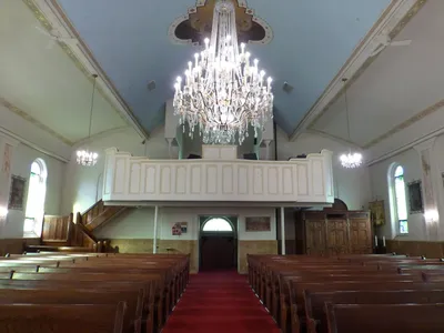 Back of the church.