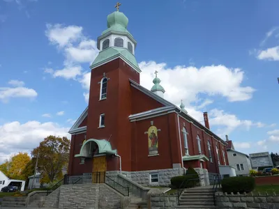 From right angle.