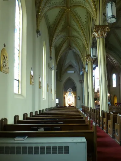 View down the left side.