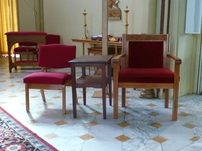 Celebrant's chair.