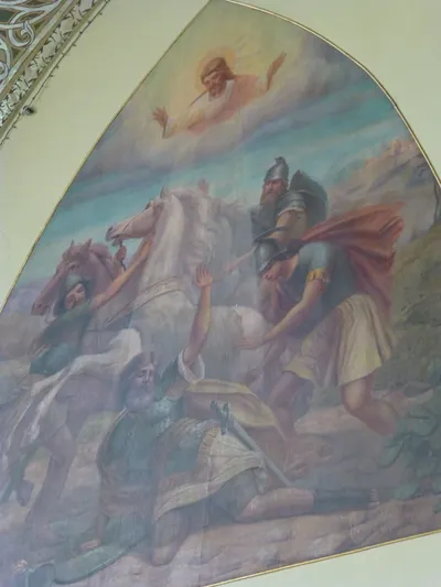 Christ appearing to St. Paul.