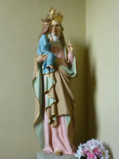 Our Lady of Victory statue.