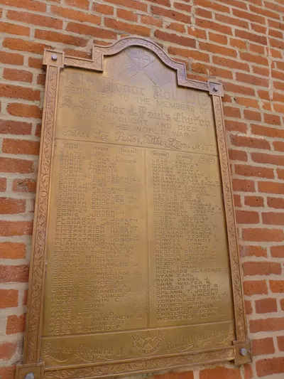 Memoiral plaque.