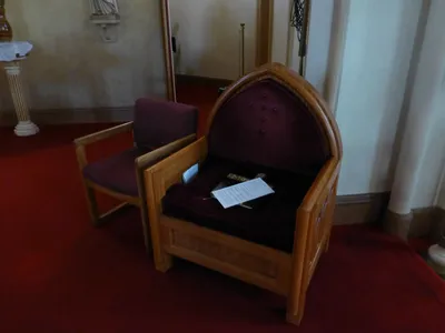 Celebrant's chair.