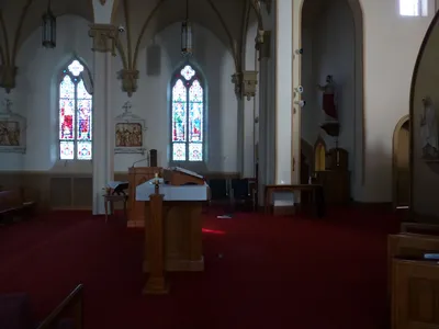 Sanctuary seen from right.